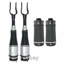 2x Front Shock Struts 2x Rear Air Suspension Springs Fit Jeep Grand Cherokee WK2