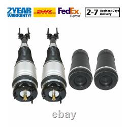 2x Front Suspension Struts + 2x Rear Air Spring Bags Fit Jeep Grand Cherokee WK2