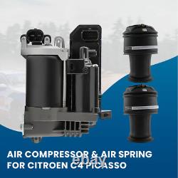 2x Rear Air Sping Bag Compressor For Citroen C4 Grand Picasso I 06-13 9682022980