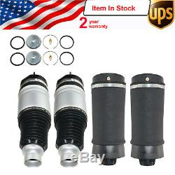 4 Pcs 2011-2016 Jeep Grand Cherokee Front + Rear Air Suspension Springs