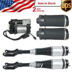 5 Pcs 11-16 Jeep Grand Cherokee Front + Rear Air Suspension Struts + Compressor