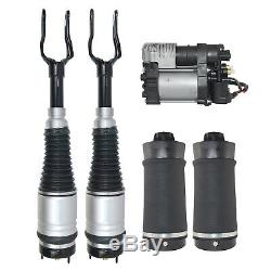 5 Pcs 11-16 Jeep Grand Cherokee Front + Rear Air Suspension Struts + Compressor