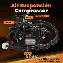Air Compressor + Bracket + Valve Block Kit For Jeep Grand Cherokee WK2 2010-2017