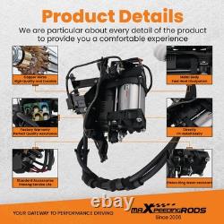 Air Compressor + Bracket + Valve Block Kit For Jeep Grand Cherokee WK2 2010-2017