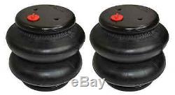Air Ride Suspension Air Bags Pair Deluxe 2700 1/2npt Kit Replacement Parts