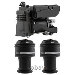 Air Suspension Compressor +2x Air Sping Bag For Citroen C4 Grand Picasso I 06-13