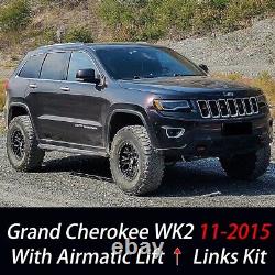 For 11-15 Jeep Grand Cherokee WK2 Air Suspension Rises Links Lift Kit levelling