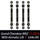 For 11-15 Jeep Grand Cherokee Wk2 With Air Ride Suspension Rises Links Lift Kit