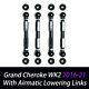 For 2016-2021 Jeep Grand Cherokee Wk2 Air Ride Suspension Lowering Links Kit Srt