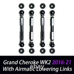 For 2016-2021 Jeep Grand Cherokee WK2 Air Ride Suspension Lowering Links Kit SRT