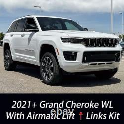 For 2021+ JEEP GRAND CHEROKEE WL With Air Suspension Lift Kit Rises Links Leveling