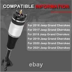 Front Air Suspension Struts 2016-2021 Jeep Grand Cherokee 68253205AA 2pc