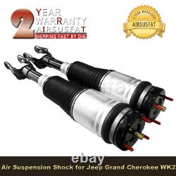 Front Pair L+R fit Jeep Grand Cherokee Air Suspension Shock Absorber 2011-2014