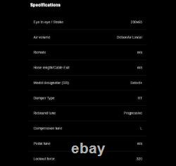 New RockShox Super Deluxe Select+ Plus (lock-out) RT Air Rear Shock 230 x 65 -C1