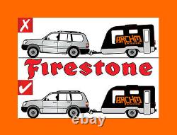 Rear Firestone Coil Rite Air Suspension Assist Bag For Kia Grand / Carnival