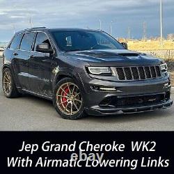 Pour 2011-21 WK2 Jeep Grand Cherokee avec le kit de suspension pneumatique Air Ride et les liens de réduction de hauteur