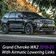 Pour 2016-2021 Jeep Grand Cherokee Srt Wk2 Kit De Liens D'abaissement De La Suspension Pneumatique