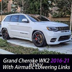 Pour 2016-2021 Jeep Grand Cherokee SRT WK2 Kit de liens d'abaissement de la suspension pneumatique