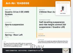 Ressort pneumatique Spring Hub L pour suspension pneumatique Jeep Grand Cherokee WK2 13-17